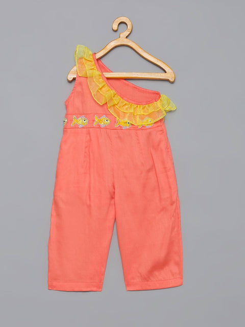 Pre-Order: One Shoulder Fish Jumpsuit