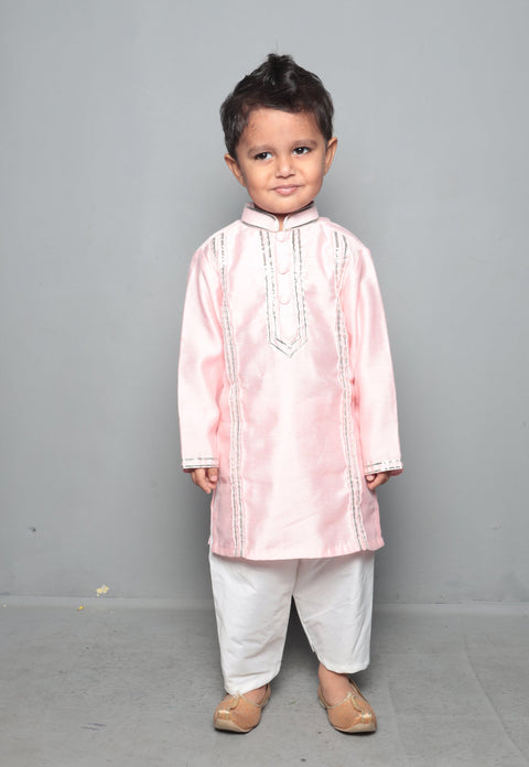 Pre-Order: Pink Kurta And Pyjama