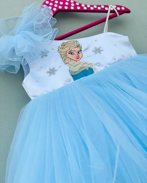 Pre-Order: One-Shoulder Elsa Dress