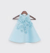 Pre Order: Blue A Line Lycra Dress