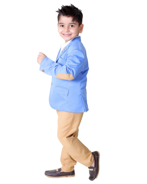 Pre-Order: Blue Blazer with Elbow Patch