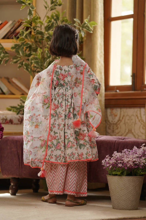 Pre Order: Rise Print Kurti and Plazo Pant