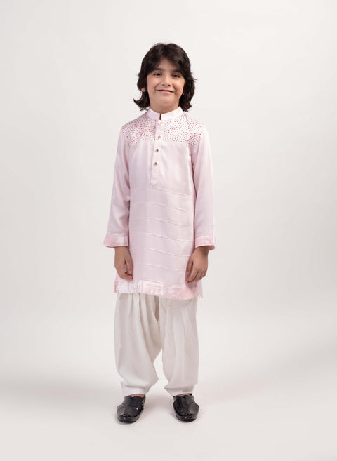 Pre-Order: Pastel pink kurta set