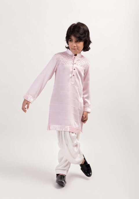 Pre-Order: Pastel pink kurta set