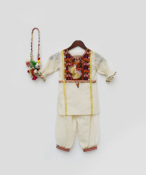 Pre Order: Self Texture Kurti and Salwar