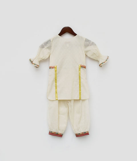 Pre Order: Self Texture Kurti and Salwar