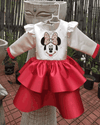 Pre-Order: Red Minnie Layered Dress
