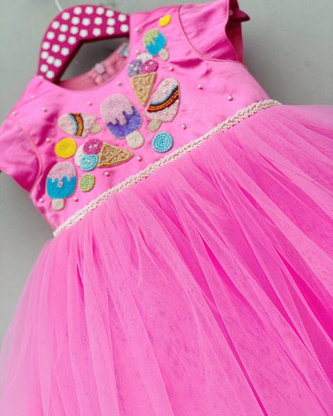 Pre-Order: Pretty Pink Icecream & Candies Dress