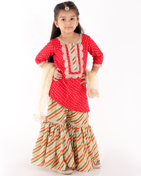 Pre-Order: Lehariya Bandhej Sharara