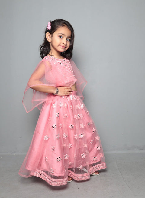 Pre-Order: Abhla Work Top And Lehenga