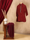 Pre-Order: Front Button Sherwani and Dhoti Set for Lil Ones