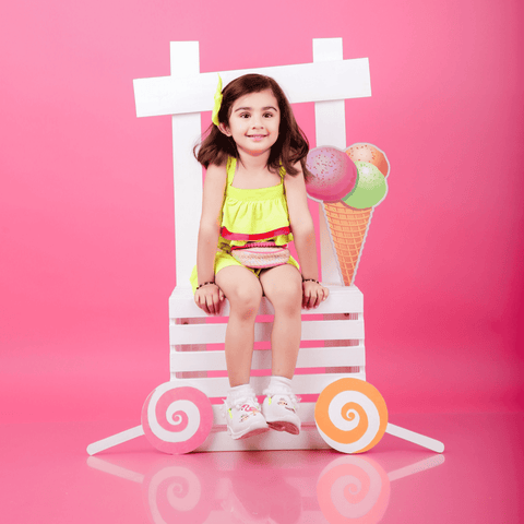 Pre-Order:  Neon Crop Top with Shorts