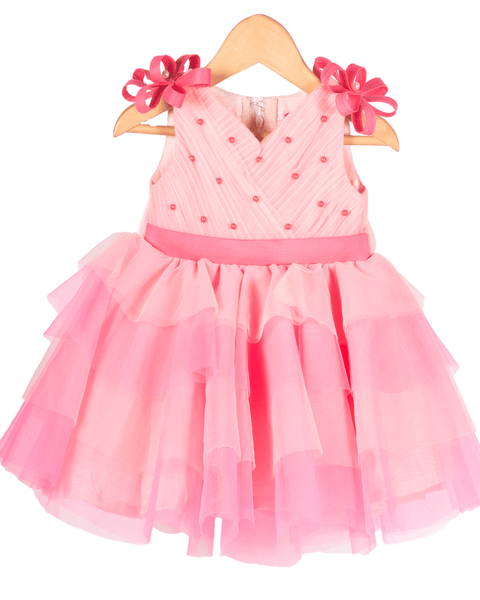 Pre-Order: Peach Rainbow Dress