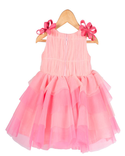 Pre-Order: Peach Rainbow Dress