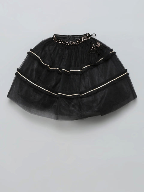 Pre-Order: Black Sequins Lehenga Choli