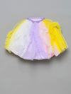 Pre-Order: Purple Top with Multi Colour Skirt
