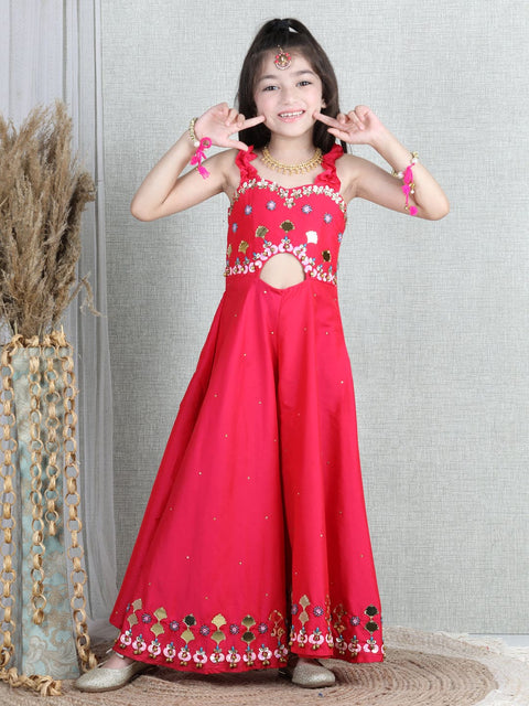 Pre-Order: Pink Handwork Jumpsuit