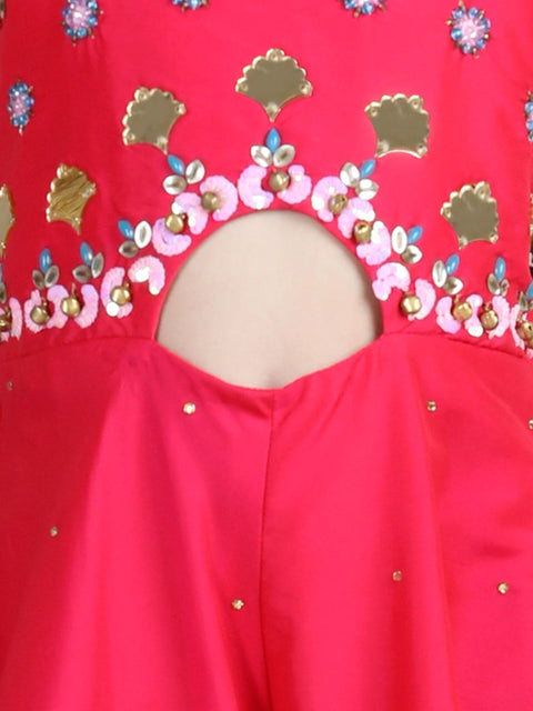 Pre-Order: Pink Handwork Jumpsuit