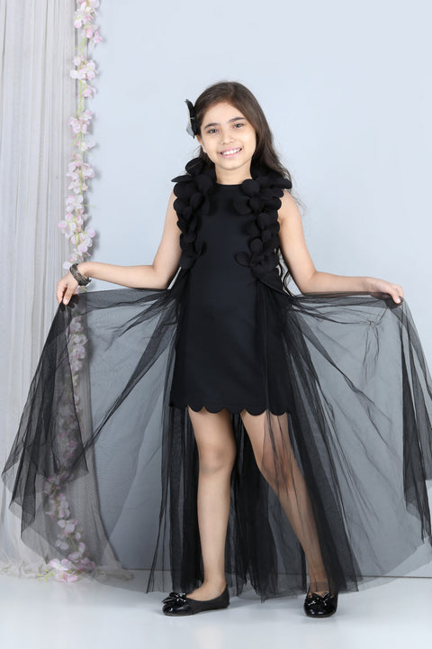 Pre-Order: Neoprene Flower Dress