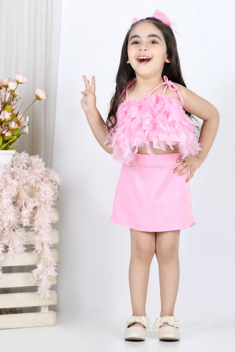 Pre-Order: Feather Top and Skirt