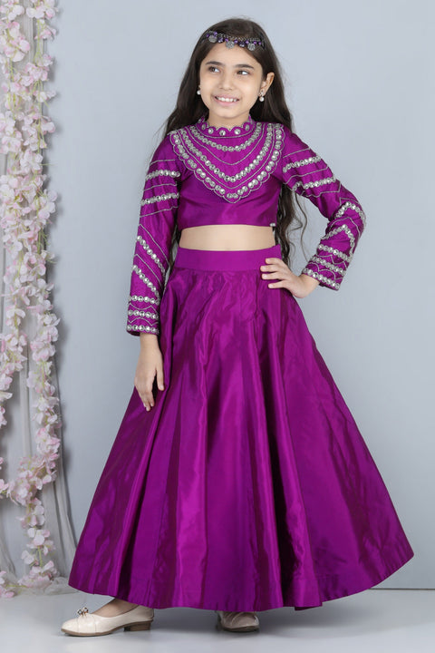 Pre-Order: Stone work Silk Lehenga