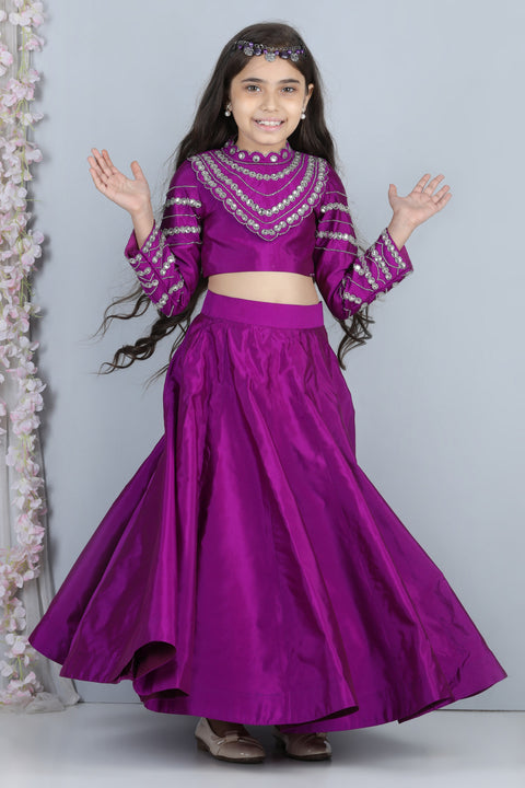 Pre-Order: Stone work Silk Lehenga