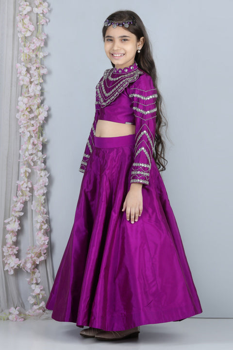 Pre-Order: Stone work Silk Lehenga