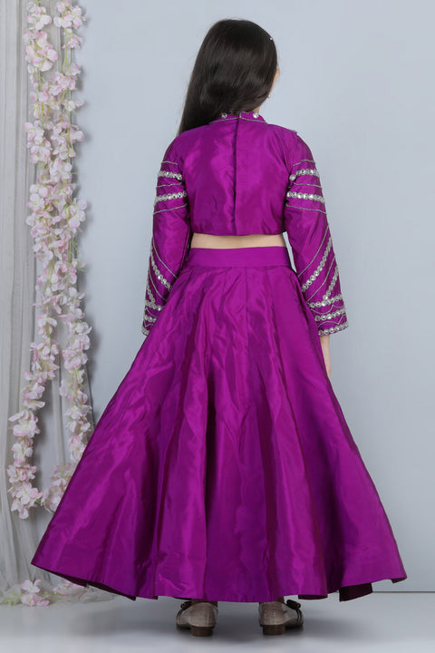 Pre-Order: Stone work Silk Lehenga