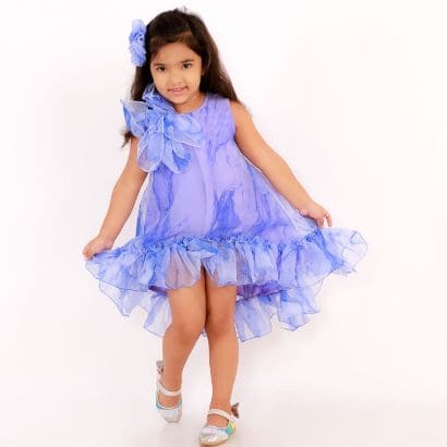 Pre-Order: Blue Marble Dress