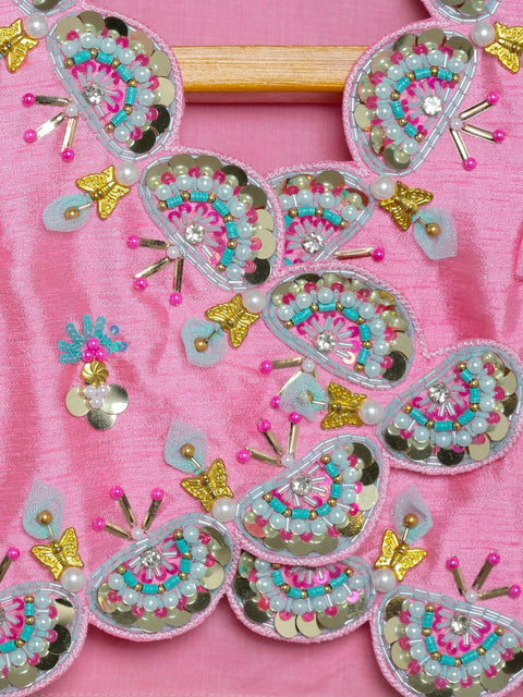 Pre-Order: Pink Butterfly Lehenga Set