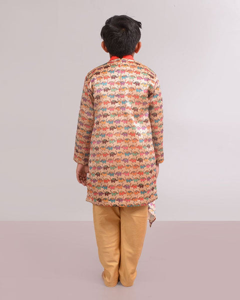Pre-Order: Elephant Drape Kurta Pajama