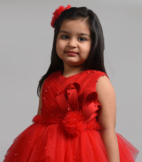Pre-Order: Red Moti Dress