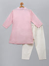 Pre-Order: Pastel Pinkkurta with Attached Jacket and Pajama