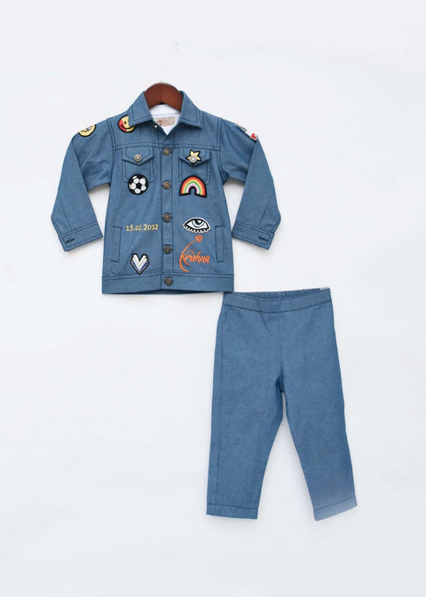 Pre-Order: Blue Denim Jacket and Pant