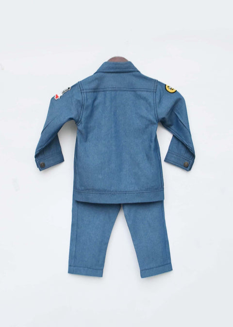 Pre-Order: Blue Denim Jacket and Pant