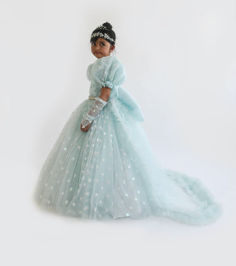 Pre Order: Blue Star Net Gown