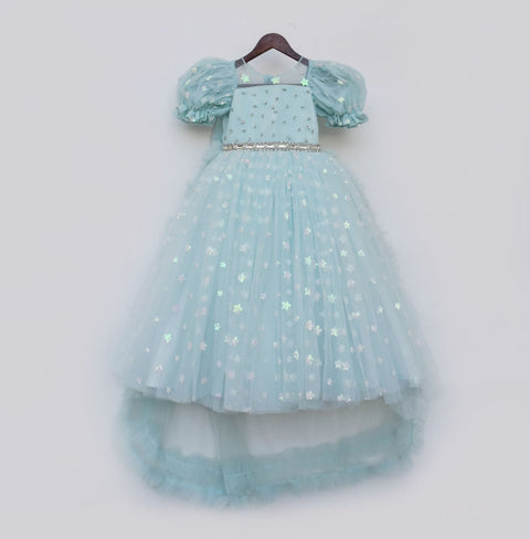 Pre Order: Blue Star Net Gown
