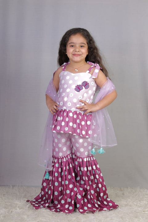 Pre-Order: Sharara Cord set with embroidery