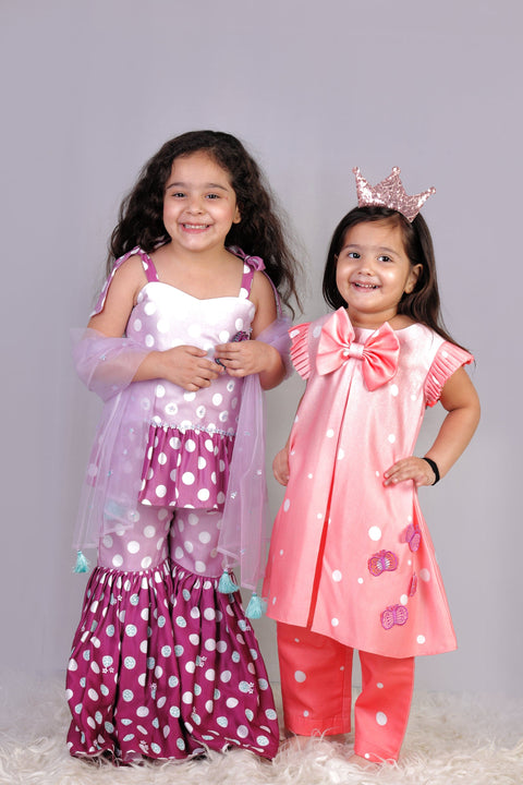 Pre-Order: Sharara Cord set with embroidery