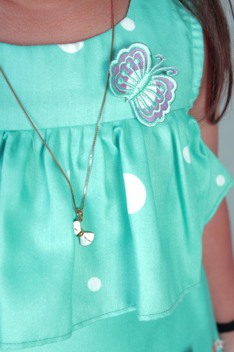 Pre-Order: Sea Green Day Dress with hand embroidery