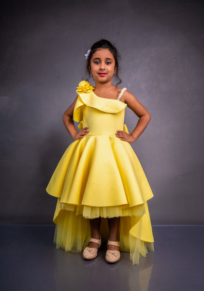Pre-Order: Yellow High Low Dress