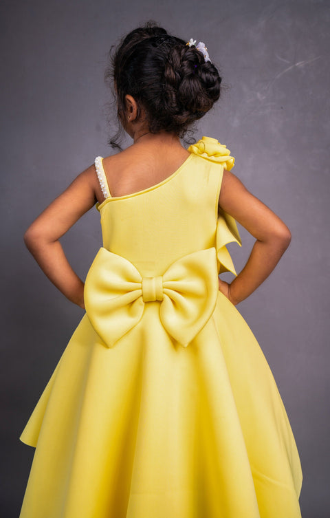 Pre-Order: Yellow High Low Dress