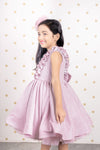 Pre-Order: Pink V Neck Shimmer Dress