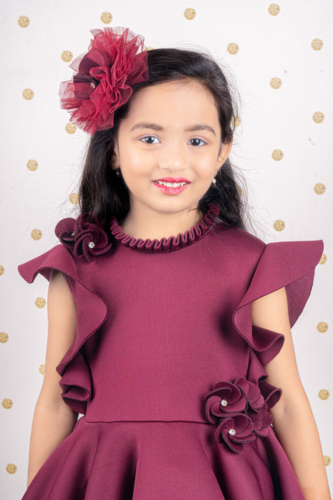 Pre-Order: Wine High Low Dress