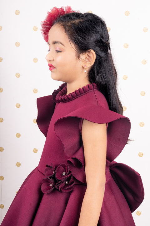 Pre-Order: Wine High Low Dress