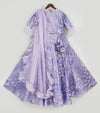 Pre-Order: Purple Embroidery Lehenga Choli