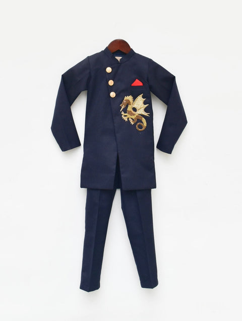 Pre-Order: Dark Blue Bandgala with Pant