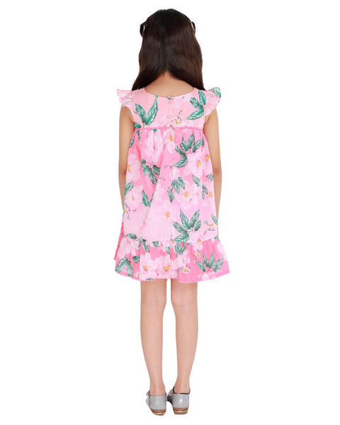 Printed Digital Floral Dress