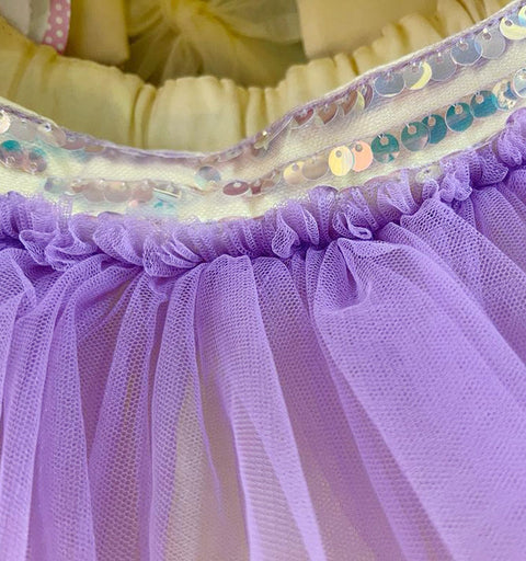 Pre-Order: Stylish Cold Shoulder And Shiny Floral Lace Work Top With Ruffled Lehenga