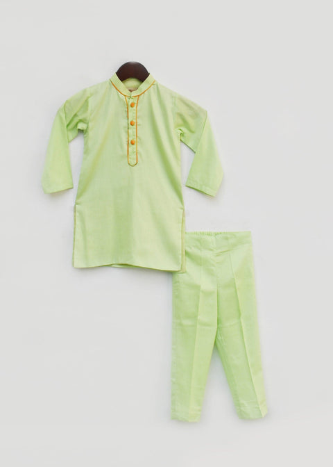Pre-Order: Green Kurta with Pant